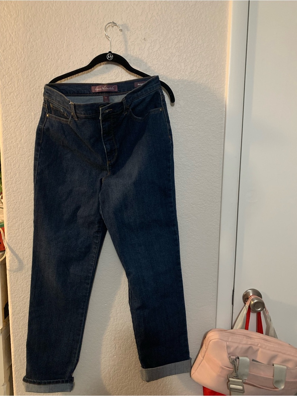Gloria Vanderbilt Dark Blue Straight-Leg Women's Jeans